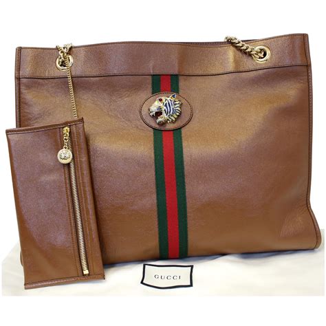 leather gucci tote bag|gucci shoulder tote bag.